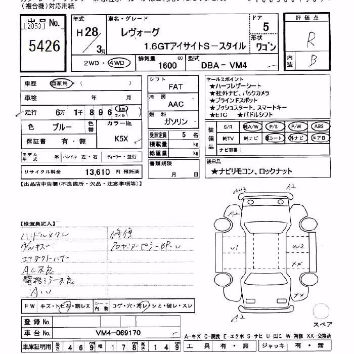 SUBARU LEVORG
