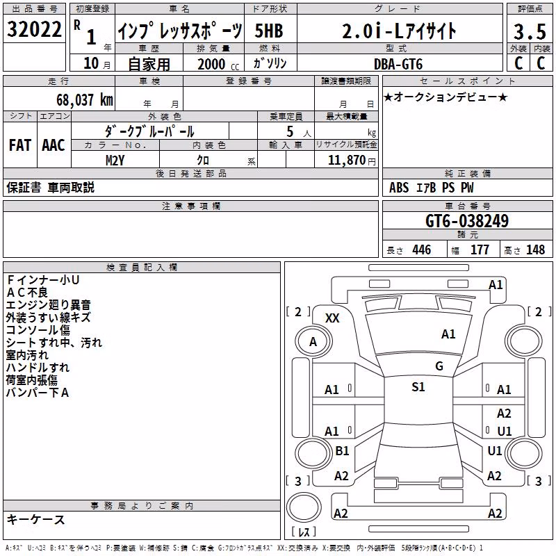 SUBARU IMPREZA