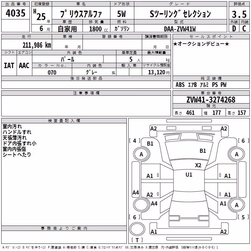 TOYOTA PRIUS ALPHA