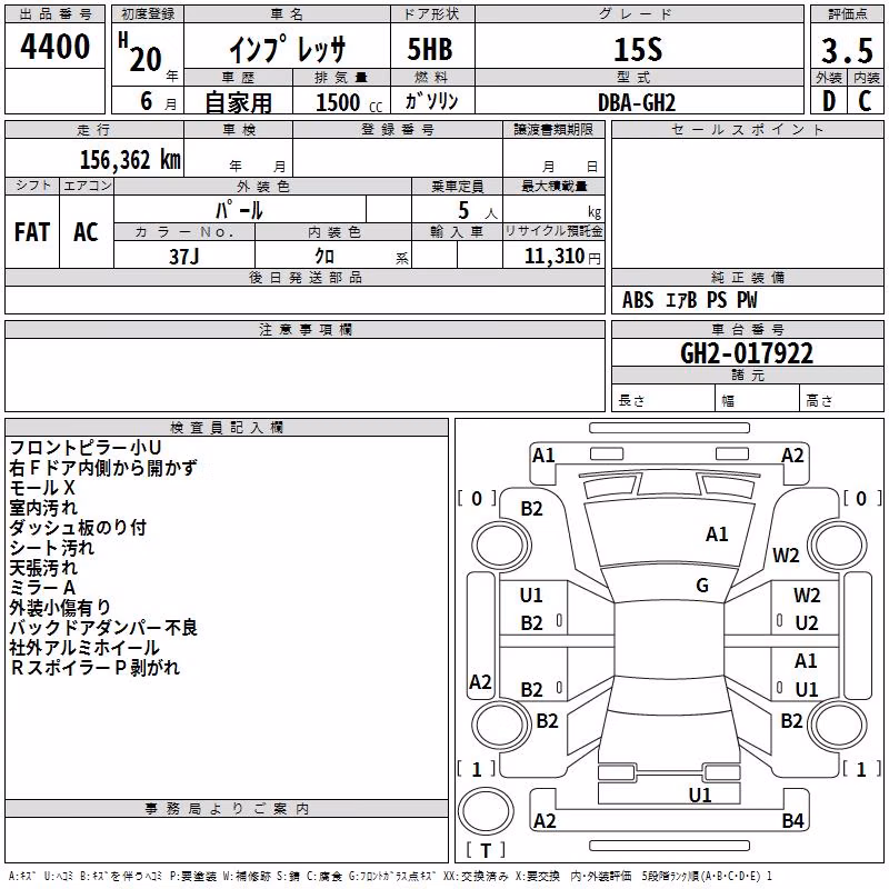 SUBARU IMPREZA