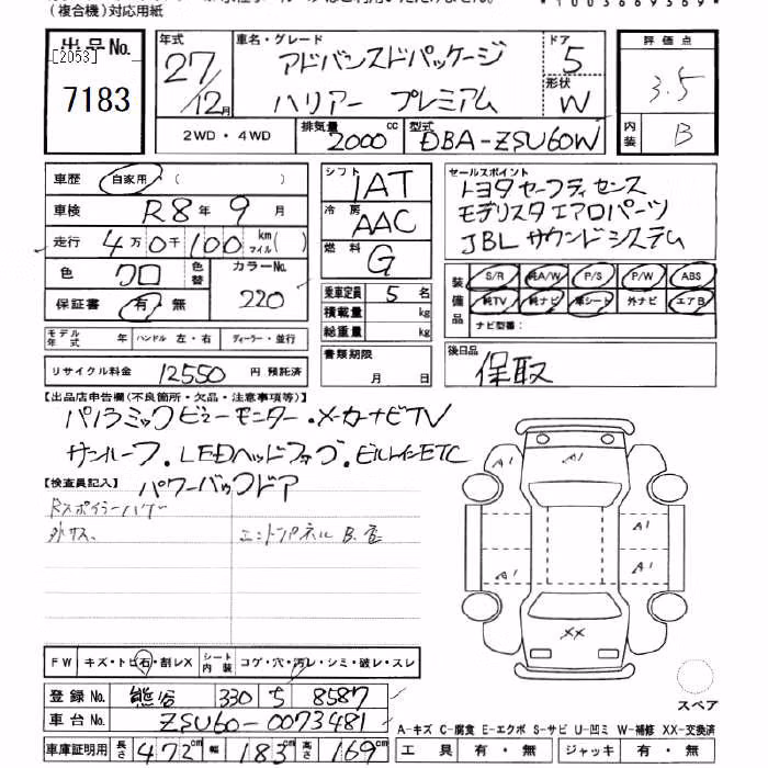 TOYOTA HARRIER
