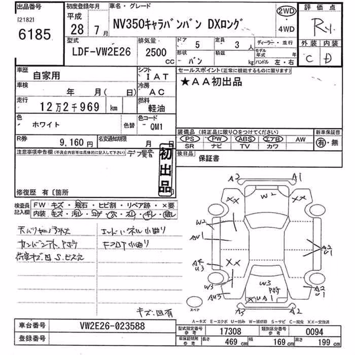 NISSAN NV350 CARAVAN