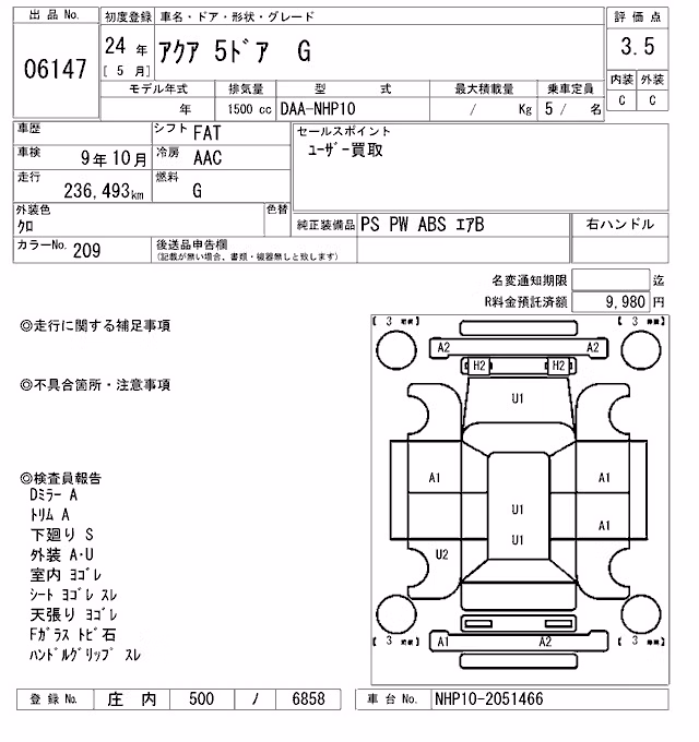 TOYOTA AQUA