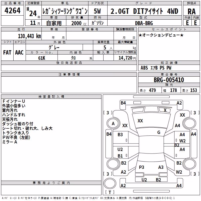 SUBARU LEGACY