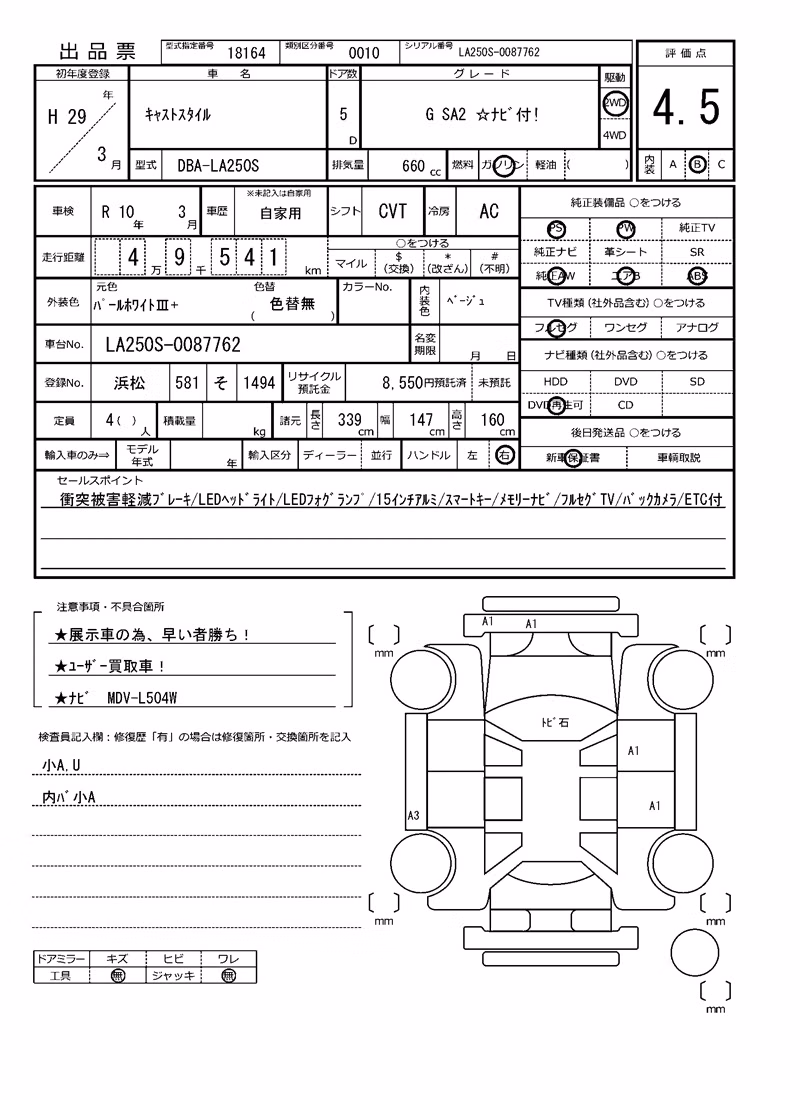 DAIHATSU CAST