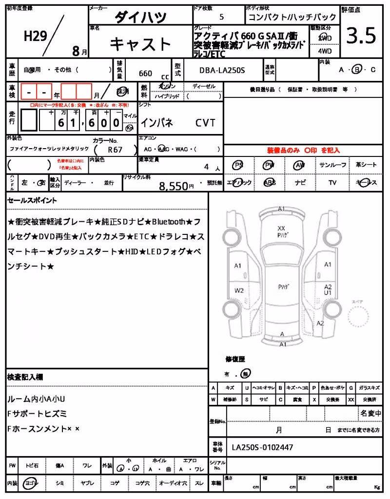 DAIHATSU CAST