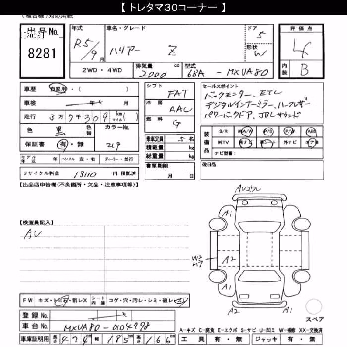 TOYOTA HARRIER
