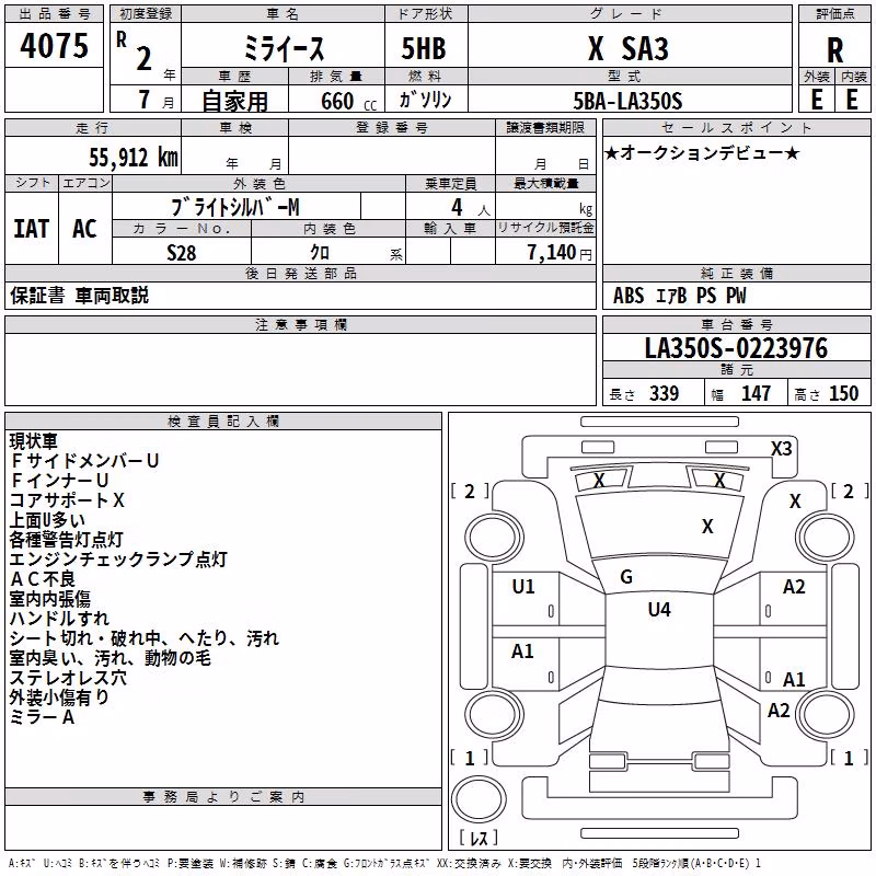 DAIHATSU MIRA E:S