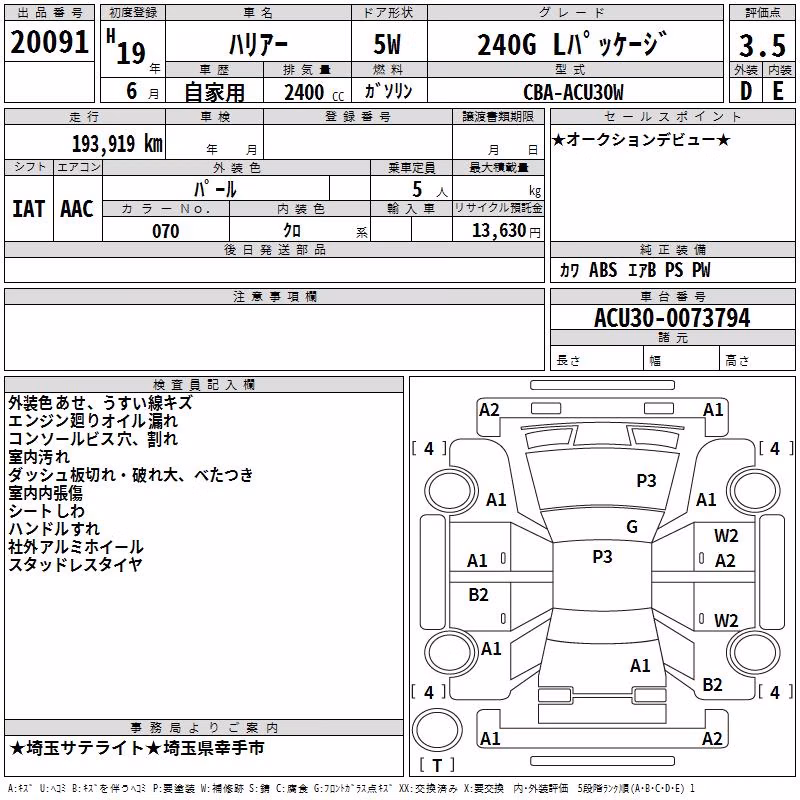 TOYOTA HARRIER