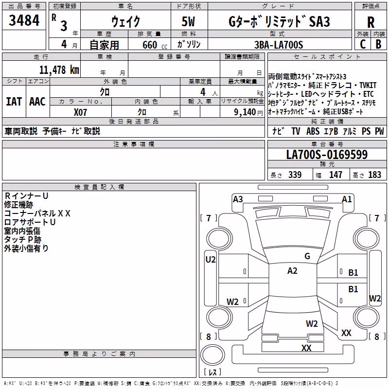 DAIHATSU WAKE