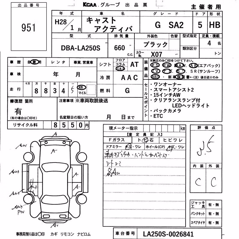 DAIHATSU CAST