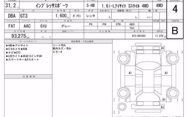 SUBARU XV