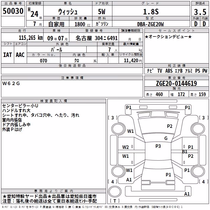 TOYOTA WISH