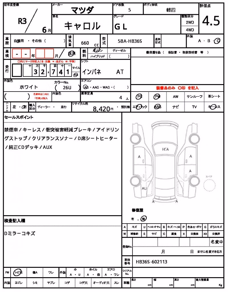 MAZDA CAROL