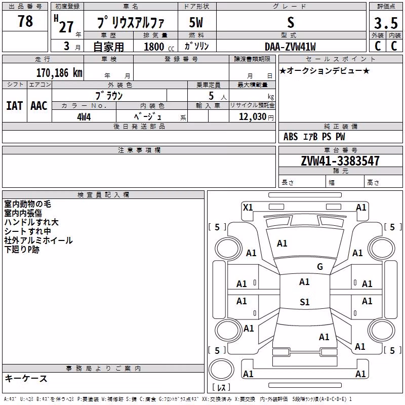 TOYOTA PRIUS ALPHA