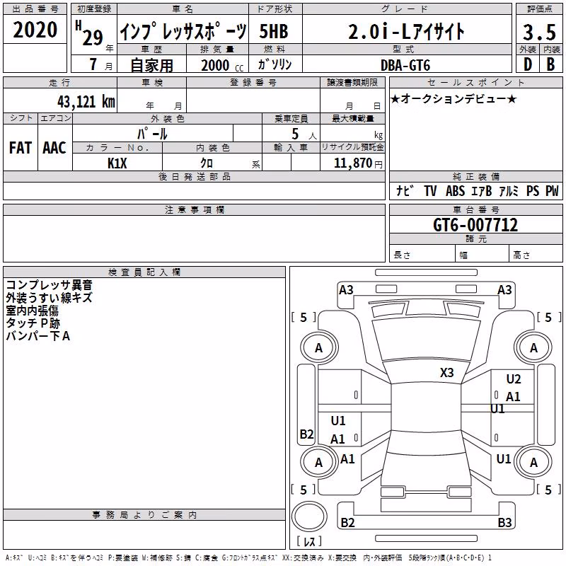 SUBARU IMPREZA