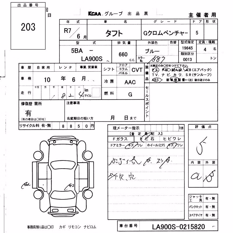 DAIHATSU TAFT
