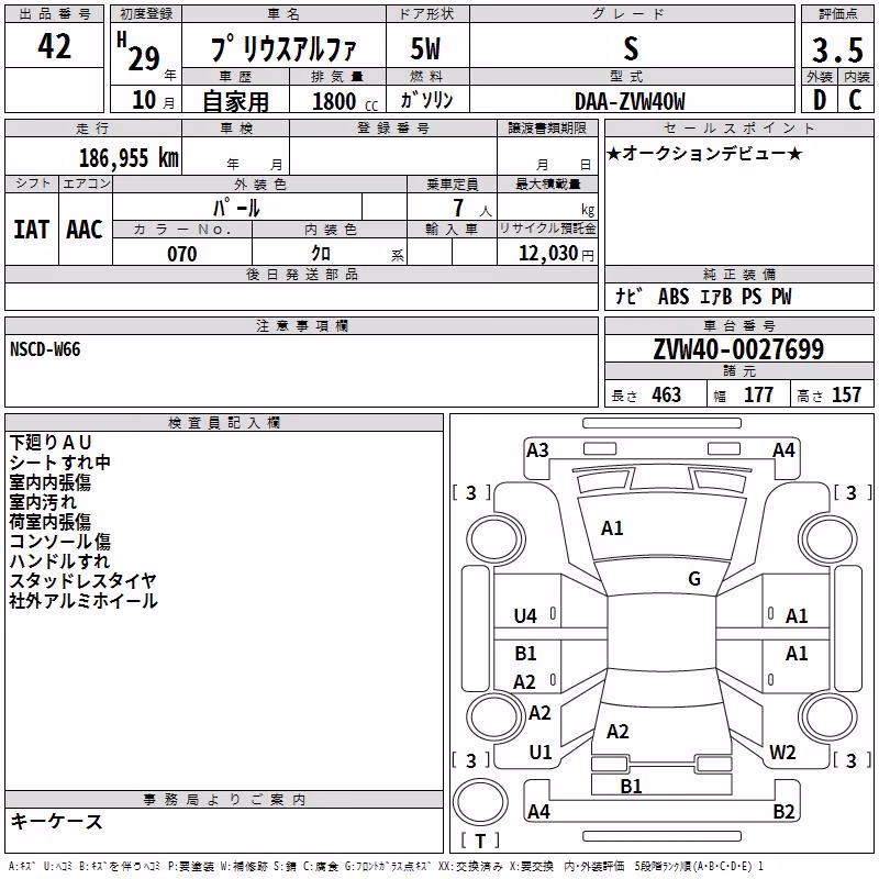 TOYOTA PRIUS ALPHA