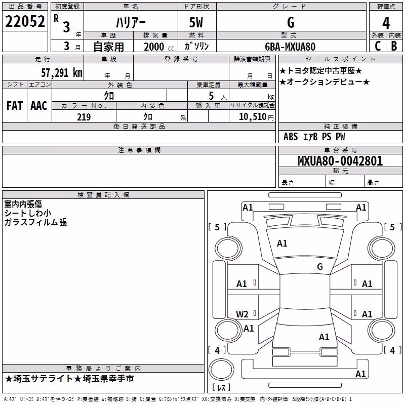 TOYOTA HARRIER