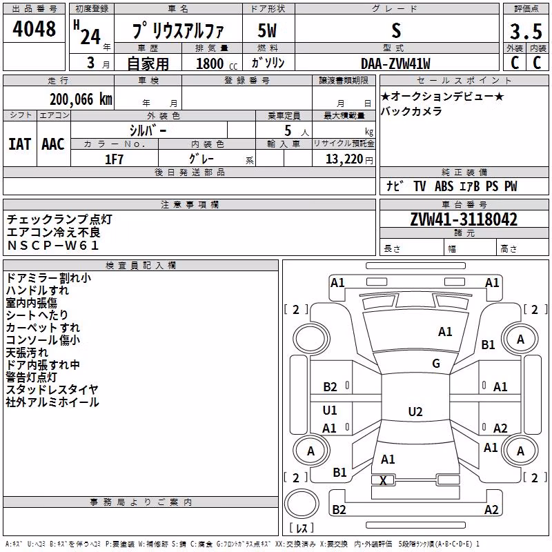 TOYOTA PRIUS ALPHA