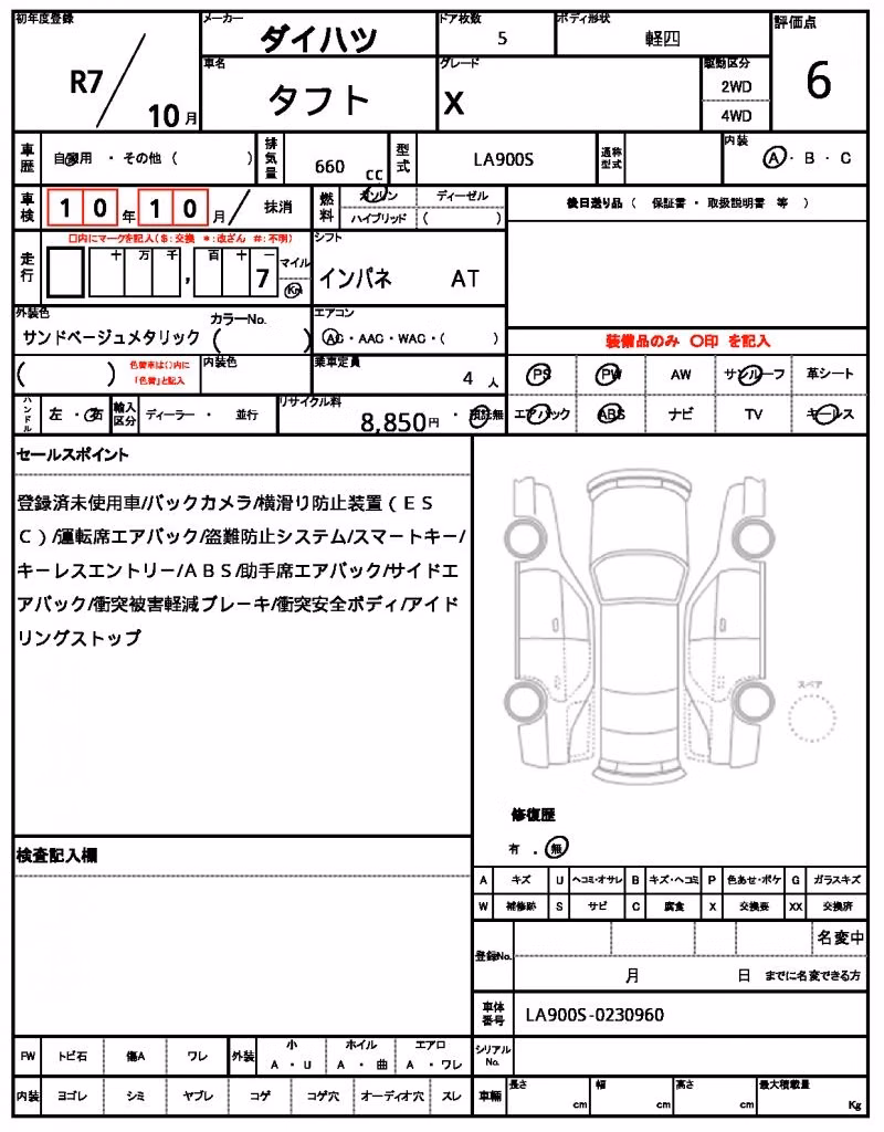 DAIHATSU TAFT