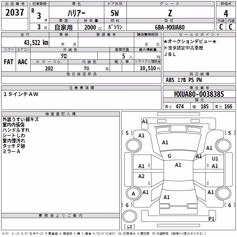 TOYOTA HARRIER