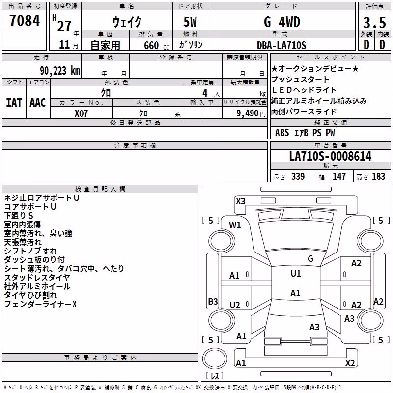 DAIHATSU WAKE