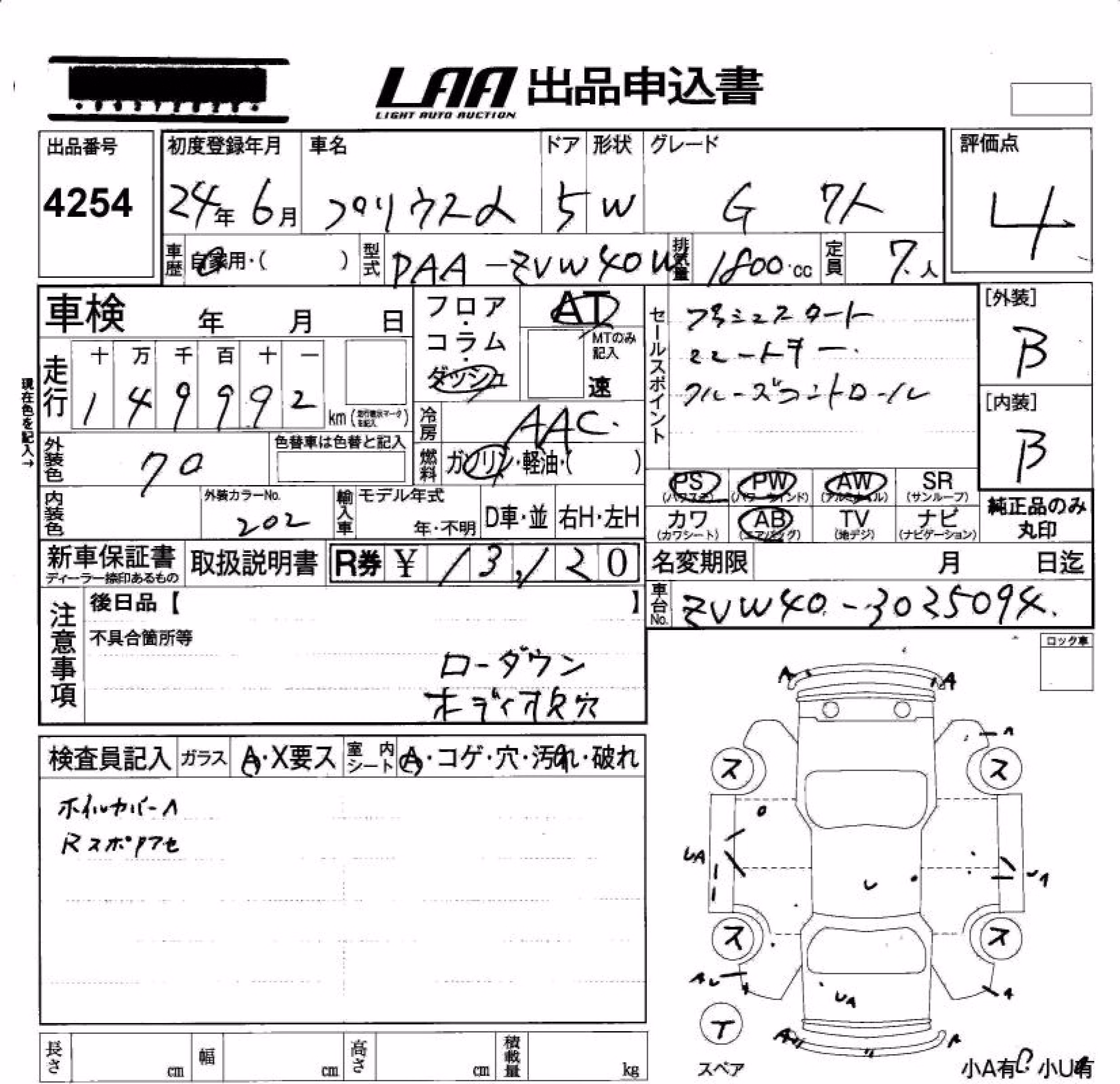 TOYOTA PRIUS ALPHA