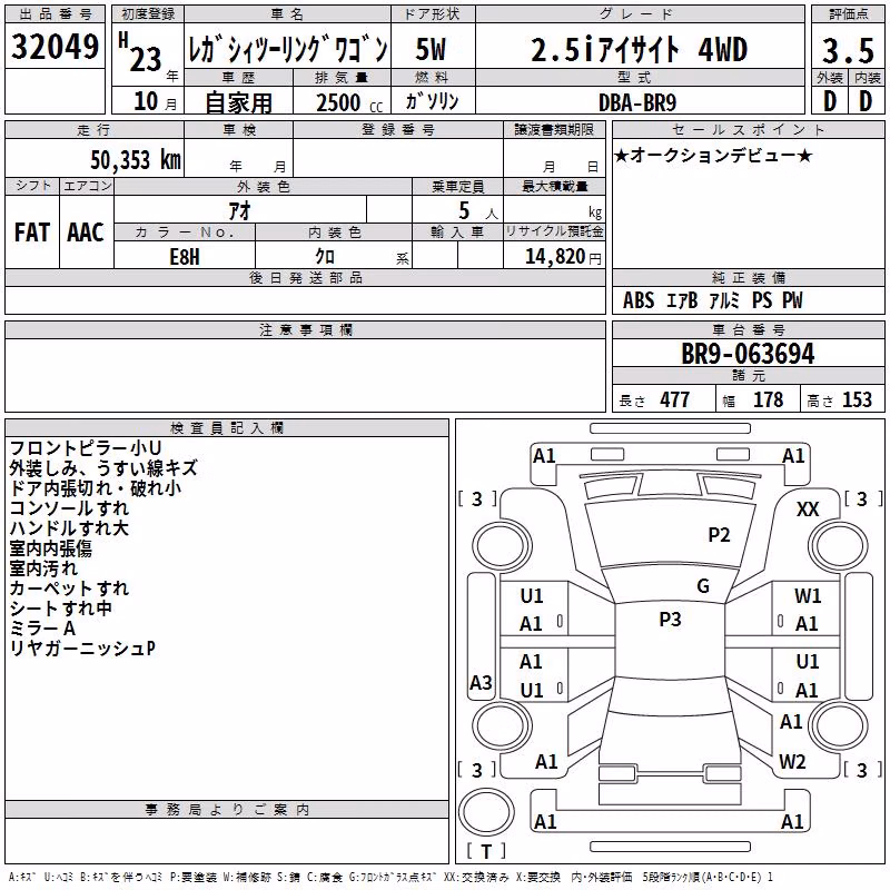 SUBARU LEGACY