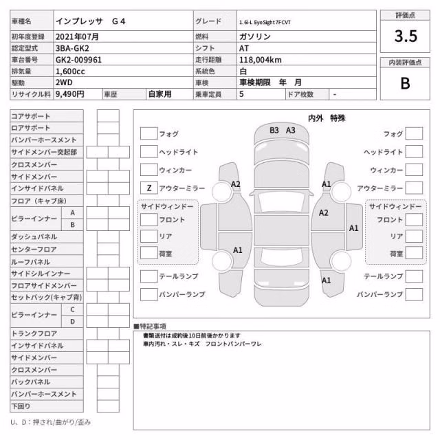 SUBARU IMPREZA