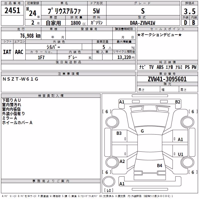 TOYOTA PRIUS ALPHA
