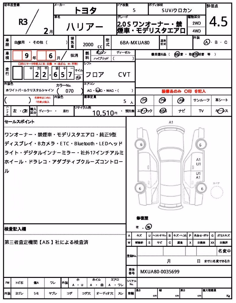TOYOTA HARRIER