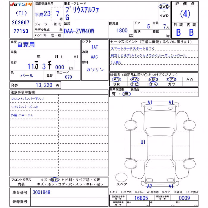 TOYOTA PRIUS ALPHA