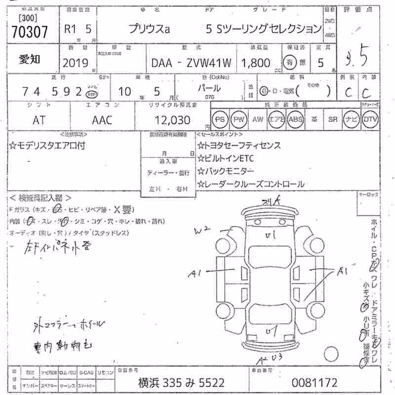 TOYOTA PRIUS ALPHA