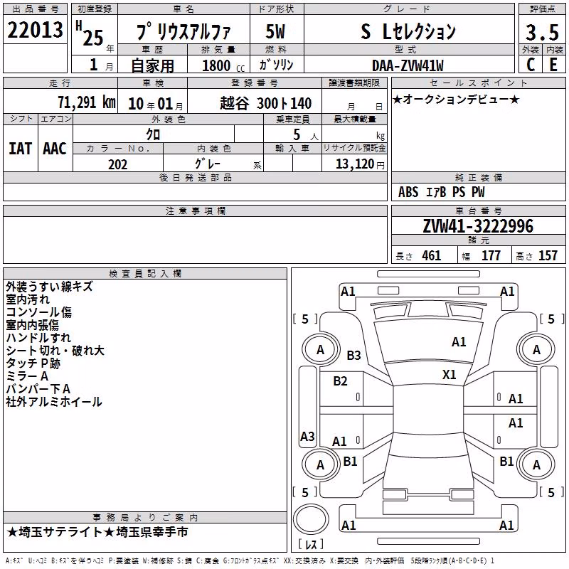 TOYOTA PRIUS ALPHA