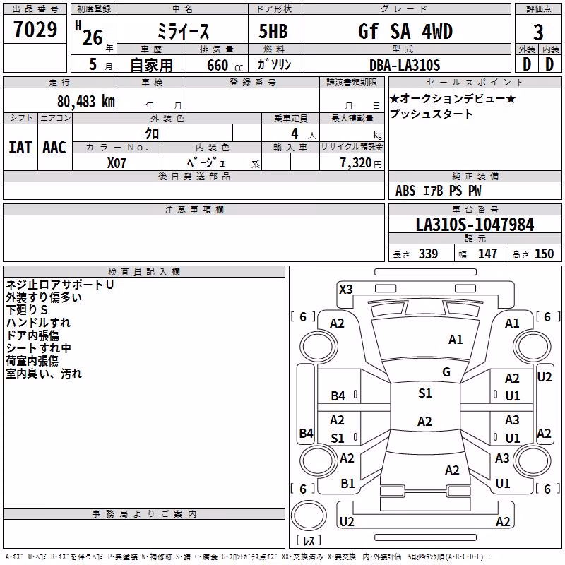 DAIHATSU MIRA E:S