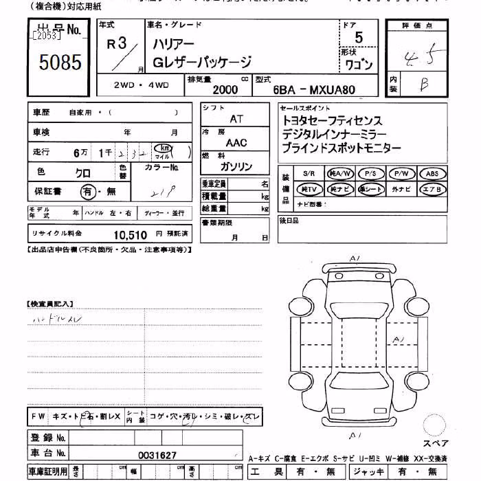 TOYOTA HARRIER