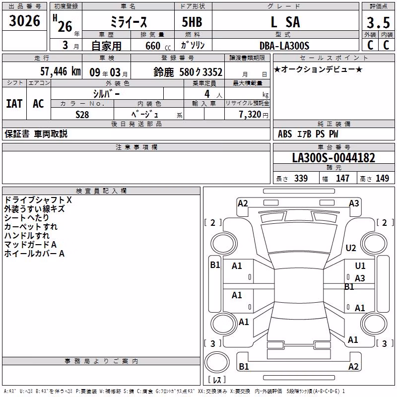 DAIHATSU MIRA E:S