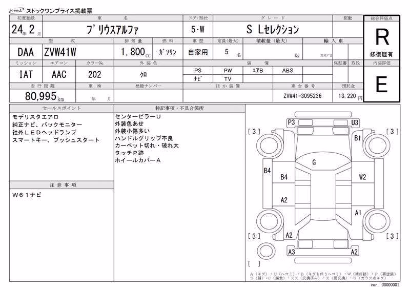 TOYOTA PRIUS ALPHA
