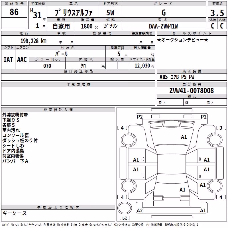 TOYOTA PRIUS ALPHA