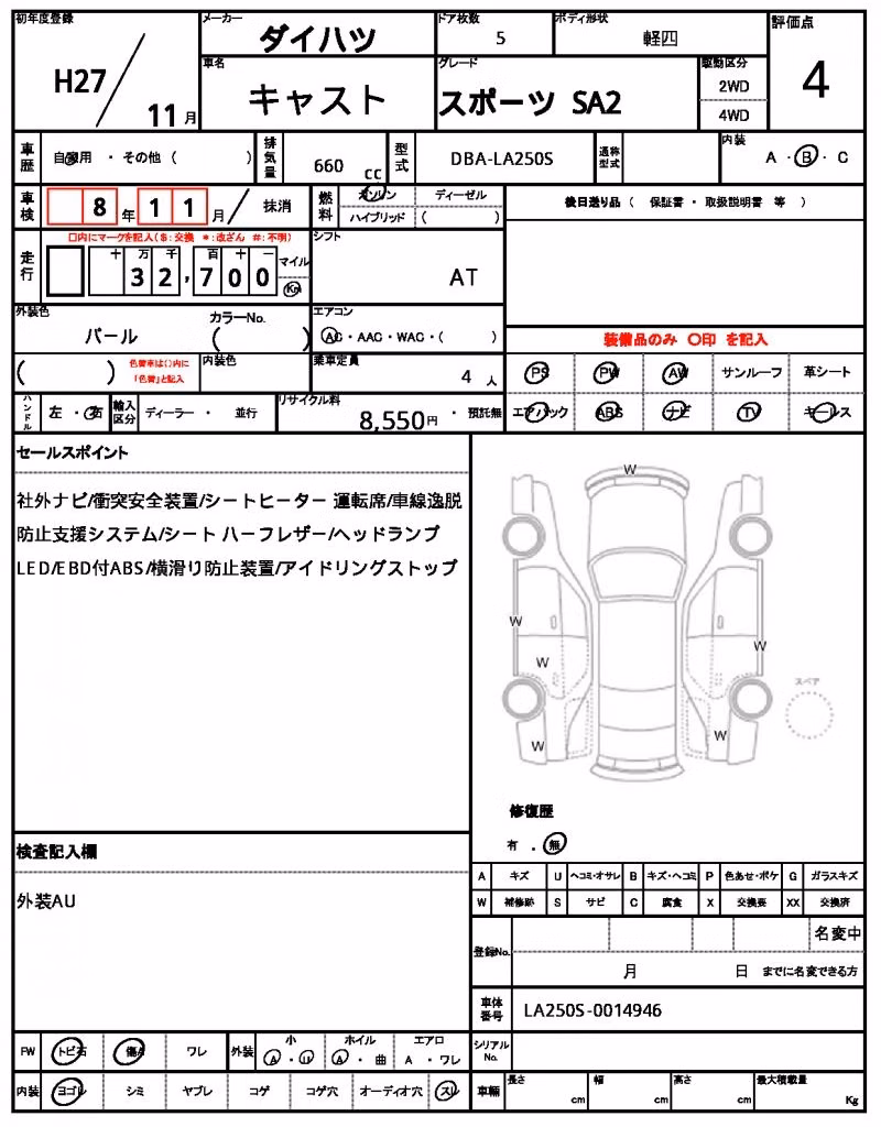 DAIHATSU CAST
