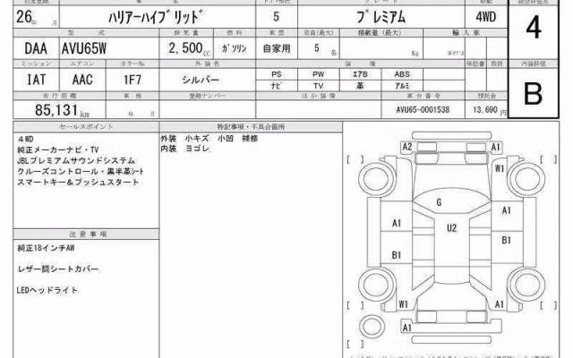 TOYOTA HARRIER