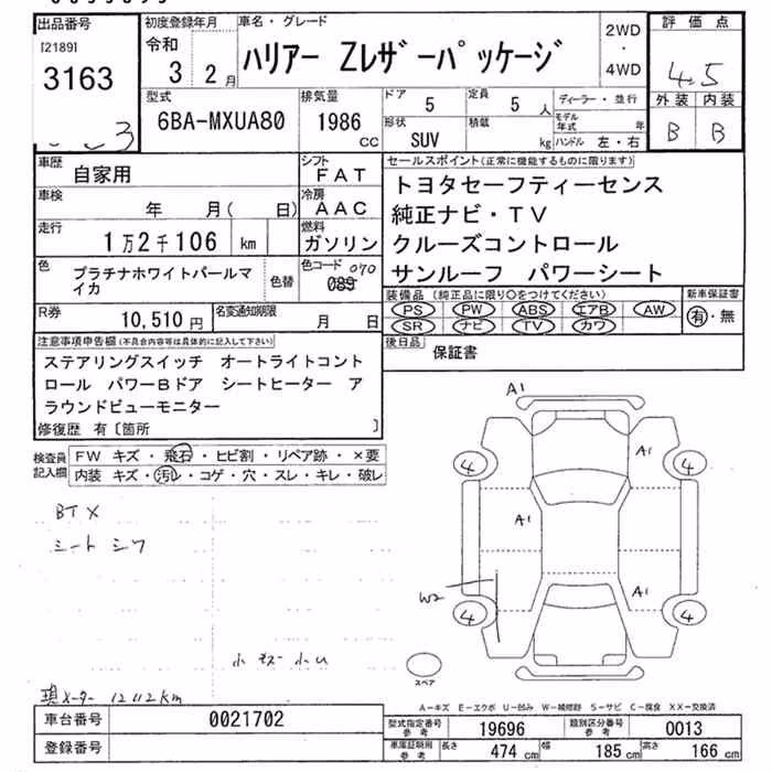 TOYOTA HARRIER