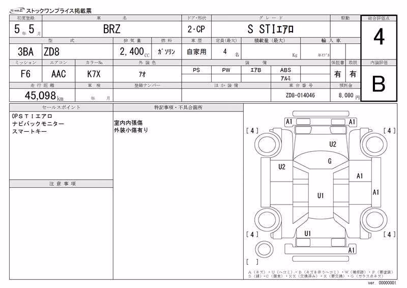 SUBARU BRZ