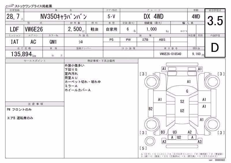 NISSAN NV350 CARAVAN