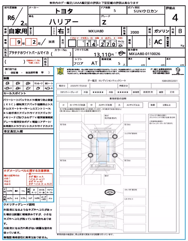 TOYOTA HARRIER