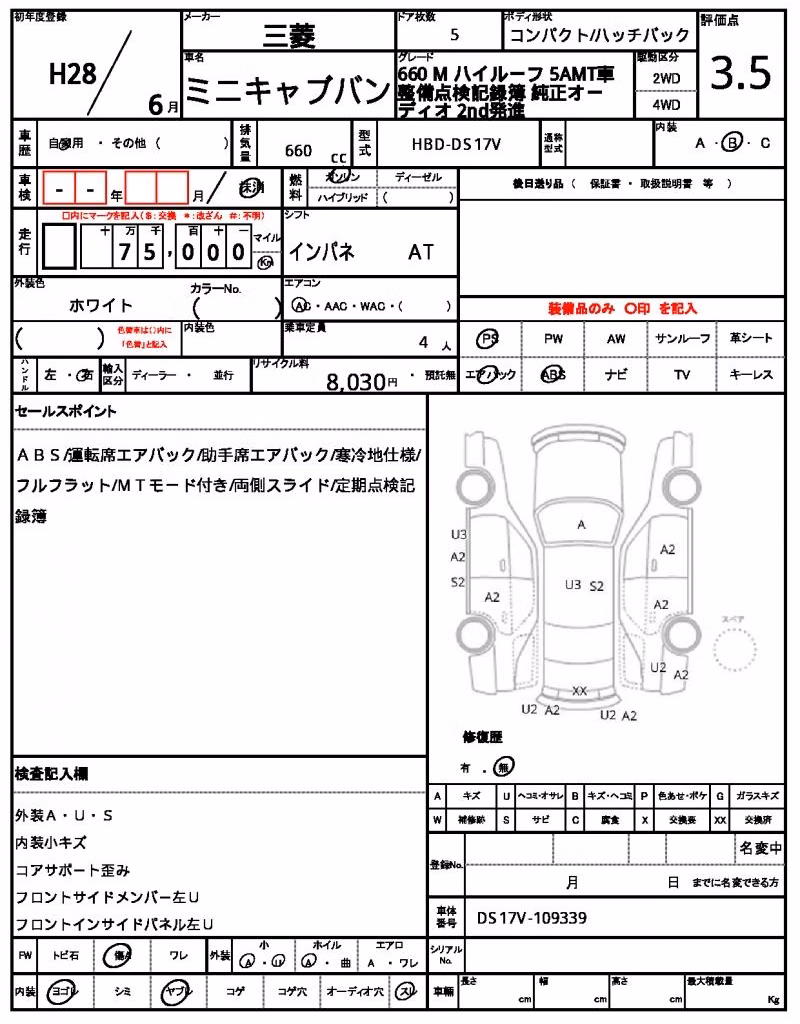 MITSUBISHI MINICAB