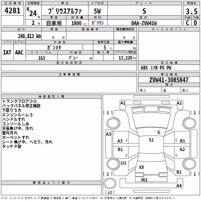 TOYOTA PRIUS ALPHA