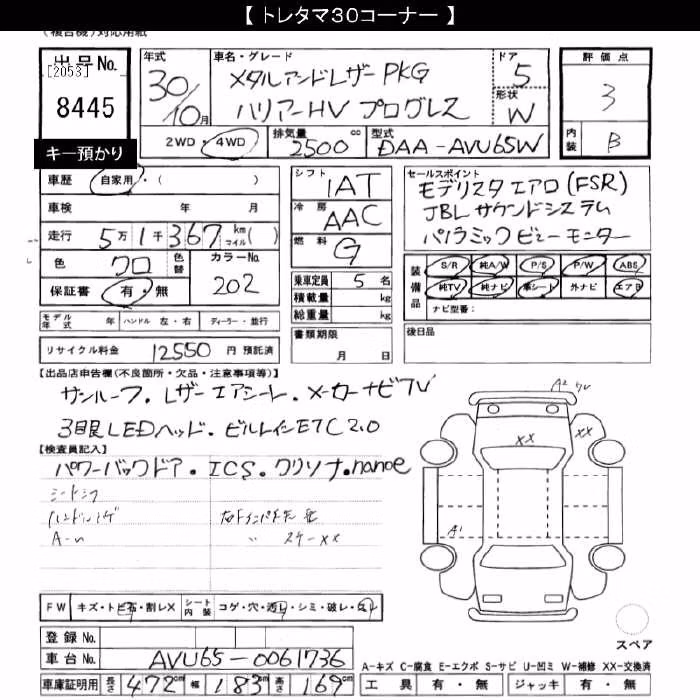 TOYOTA HARRIER