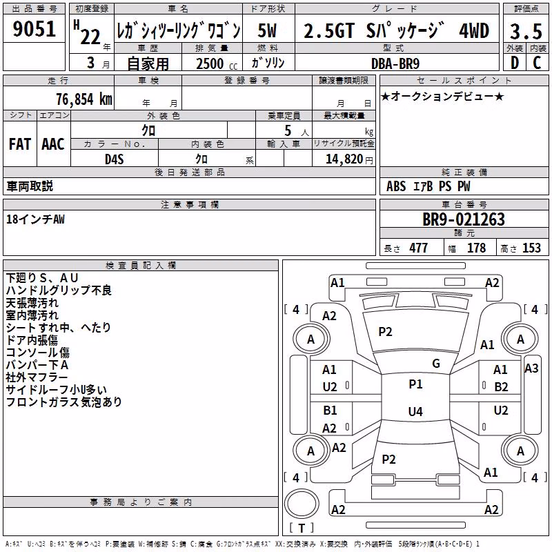 SUBARU LEGACY